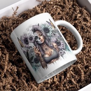 Handmade Inhale Exhale Coffee Mug | New 15oz Sublimated Coffee Mug